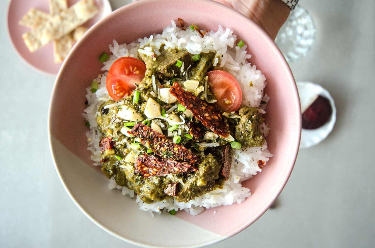 One Pot Lamb and Spinach Curry